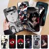 Черный чехол AD89 Naruto Itachi для Samsung Note 20 Lite S24 Ultra S23 S22 A05 A06 A11 A71 A15 A16 A13 A24 A25 A33 A52 A53 M55 M35 Sofe Cover