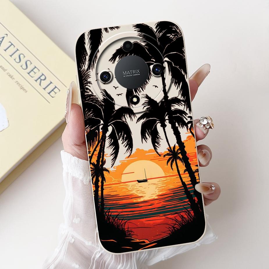 Чехол для Honor Magic 5 Lite Чехол для Honor X9A RMO-NX1 Милый мультяшный расписной чехол Мягкий ТПУ чехол для телефона Для Honor Magic5 Lite HonorX9a Сумки