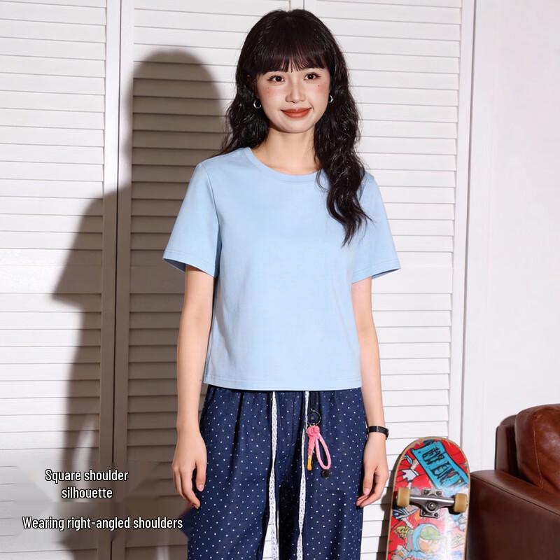 TonLion Women's 100% Cotton Short-Sleeve T-Shirt