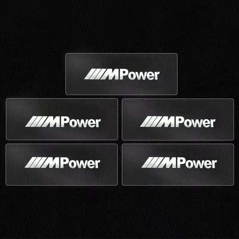 Car Metal Creative Stickers Waterproof Dirt-proof Stickers For BMW M Power G80 G06 G07 G42 G14 G15 G16 X1 F82 M2 M3 M4 M5 M6 M7 UE2