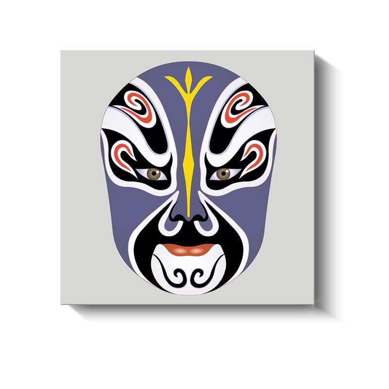 Новые китайские декоративные картины Сычуаньская опера Пекинская опера Маски Холст Плакаты и принты для украшения гостиной