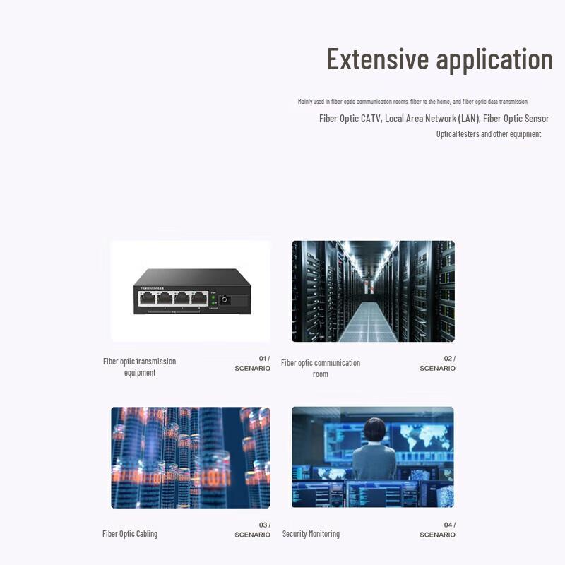 Biaze OM2 Multimode Duplex Fiber Optic Patch Cable ST-LC (UPC) 5M 5-Pack