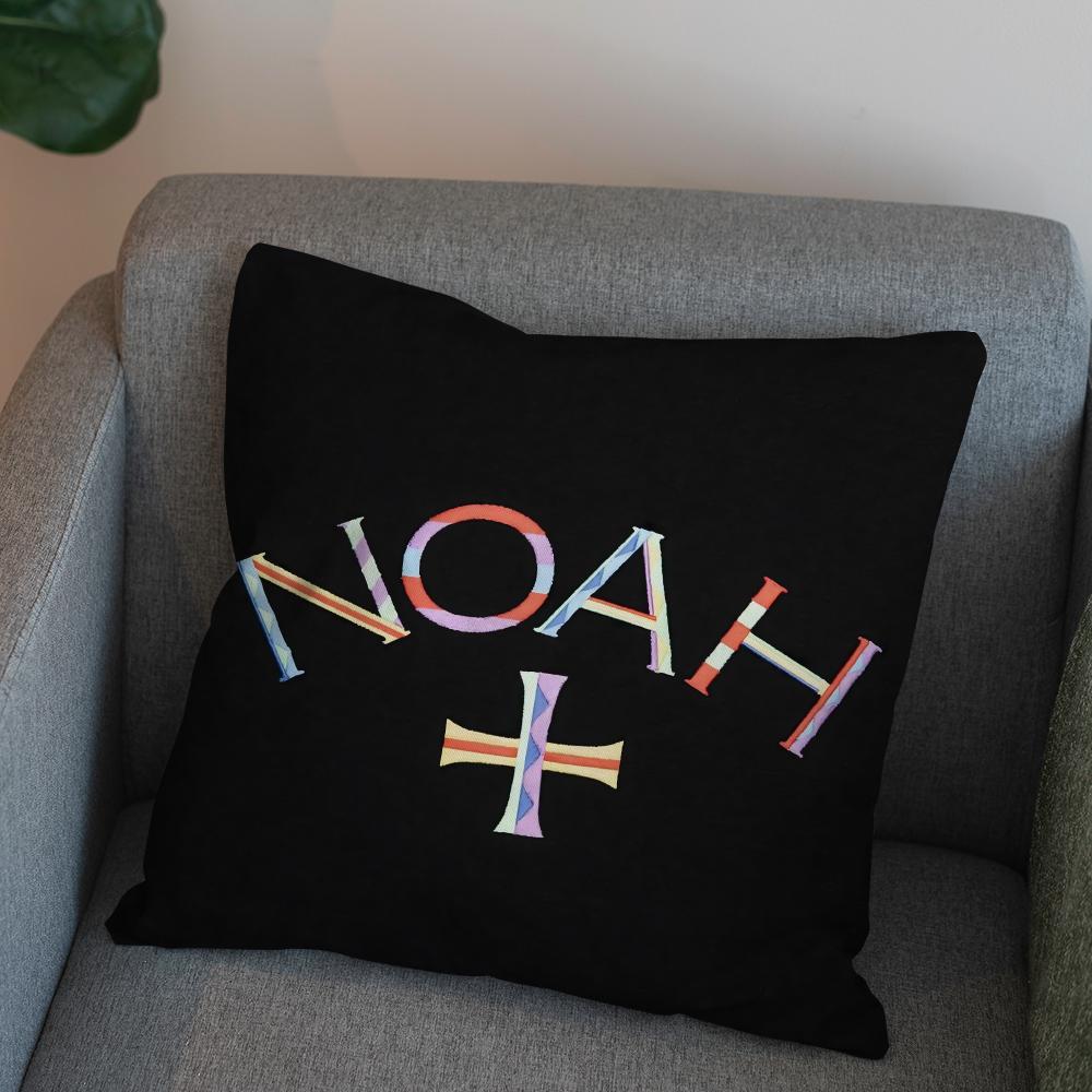 NNOAH Pillow Case For Car Sofa Decorative Home Doublesided Print Plush Square Throw Pillow Cushion Cover
