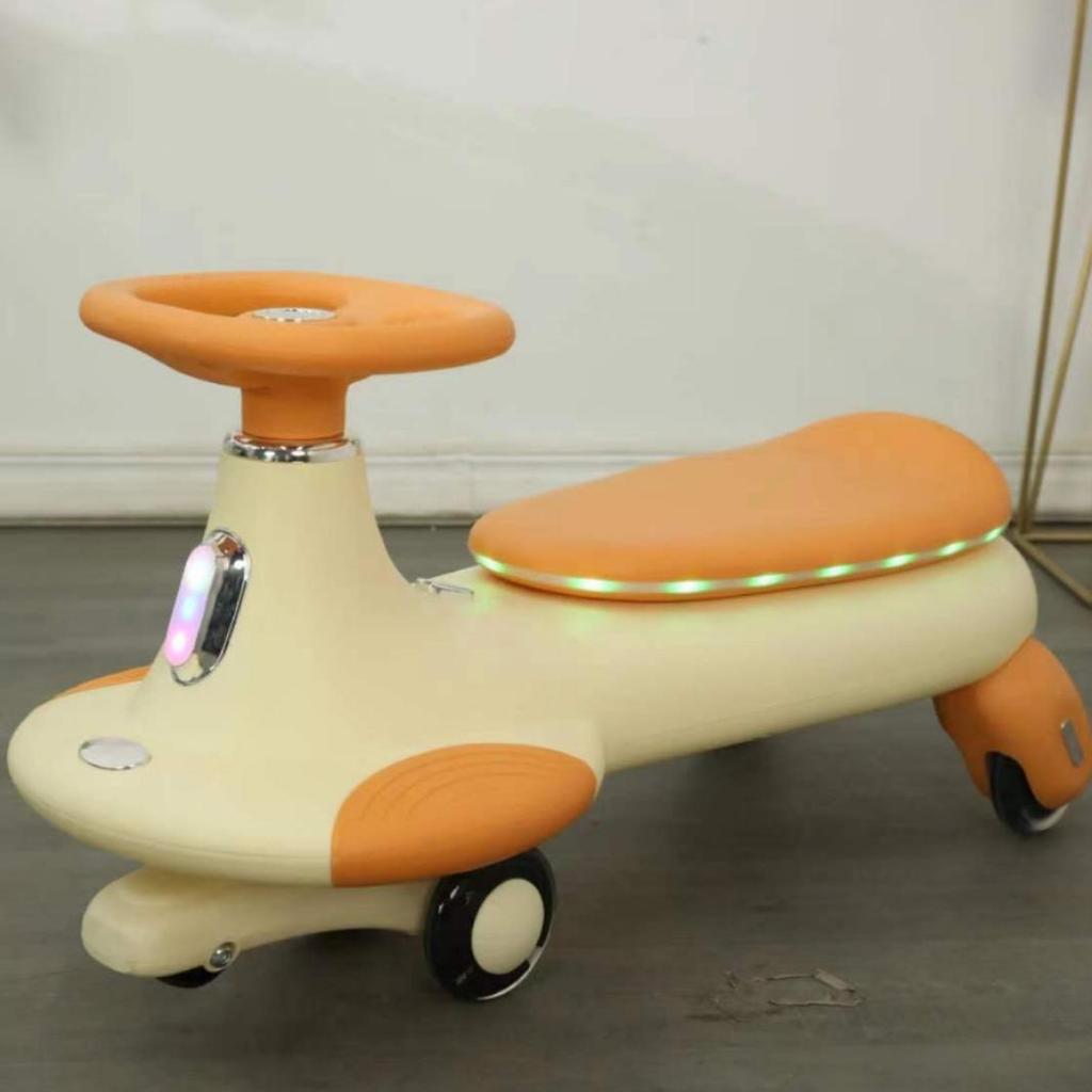 Бесшумный самокат-твистер для детей 1-6 лет - Конструкция против опрокидывания с универсальными колесами