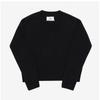 Ami Uks234 Kn0028 001 Ami De Coeur TOne On TOne Heart Logo V Neck Public Knit