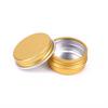 100 Pcs 10ml Aluminum Jar 10g Aluminum Tin Container Gold Color 10ml Cosmetic Jar
