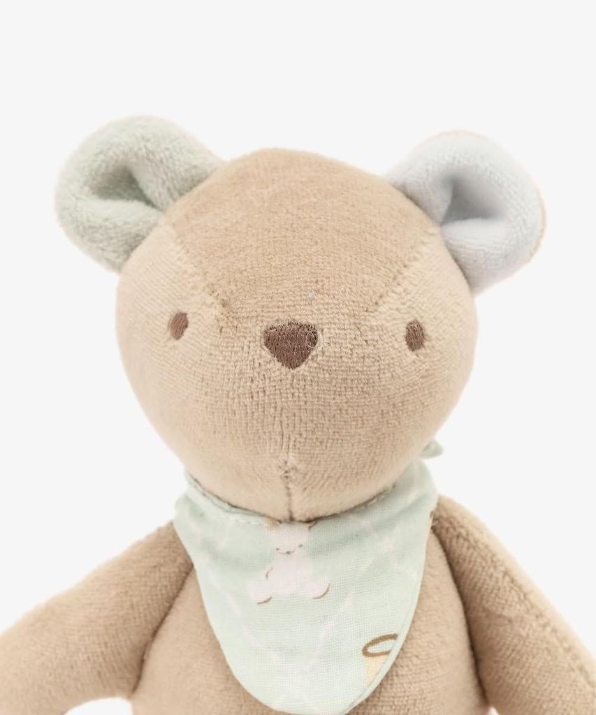 Tea AfternoonTea LIVING Bib Bib HY32 Bear Bib Stuffed Toy Set Green [Afternoon Living] &