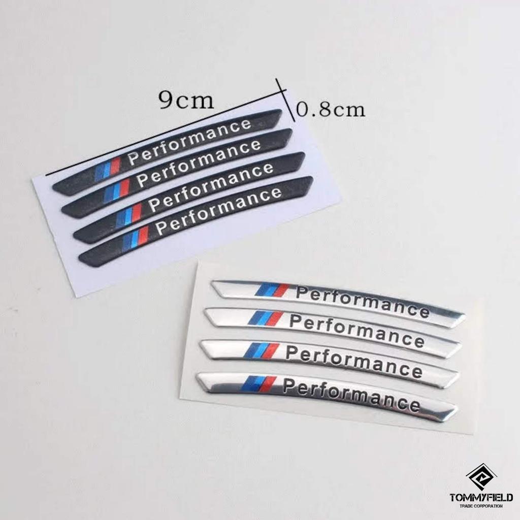 Наклейка на колесо TOMMYFIELD, наклейка на обод автомобиля, наклейка на велосипед, набор из 4 штук (черный)