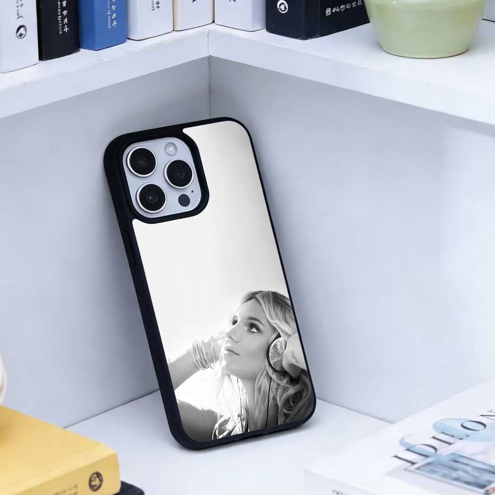 Певица V-Бритни Спирс Чехол для телефона для iPhone17,16,15,14,13 Plus,Pro Max Магнитный для Magsafe Беспроводная зарядка
