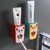 Автоматический дозатор зубной пасты с героями мультфильмов, сжимающий зубную пасту, артефакт, детский креативный соковыжималка для зубной пасты, бесплатная стойка для пунша и пасты