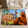 Anime Grizzy And The Lemmings Door Mat Washable Non-Slip Living Room Sofa Chairs Area Mat Kitchen Doormat Area Rug