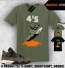 Футболка в тон кроссовкам Undefeated x AJ 4 OG 2025 Match Sneaker Shoe Dripping 4s Футболка Унисекс