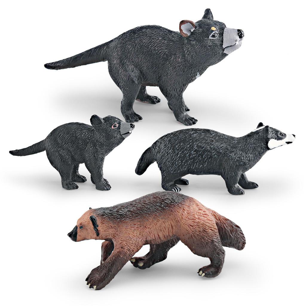 Eurasian Badgers Pvc Wildlife Model For Kids Learning And Home Decoration