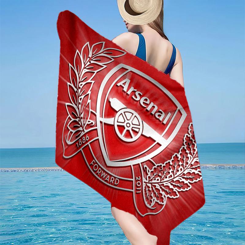 1PC Arsenal Celebration Moment Beach Towel - Soft,  Absorbent Microfiber, Lightweight, Ideal for The Beach, Parties, Travel, Camping fan gifts