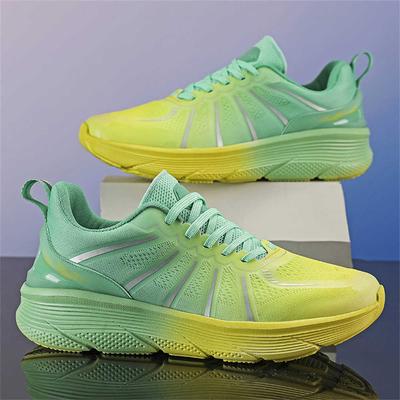 Мода Тонкий Каблук Платформа Женские Повседневные Теннисные Плетеные Темно-зеленые Кроссовки 33 Размер Обувь Спорт Спортивный стиль Дропшиппинг