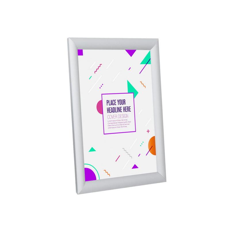 25mm Poster Frame Anti-glare Uv-resistant Right Angle Picture Frame For Home Decor (21.59 X 27.94cm)