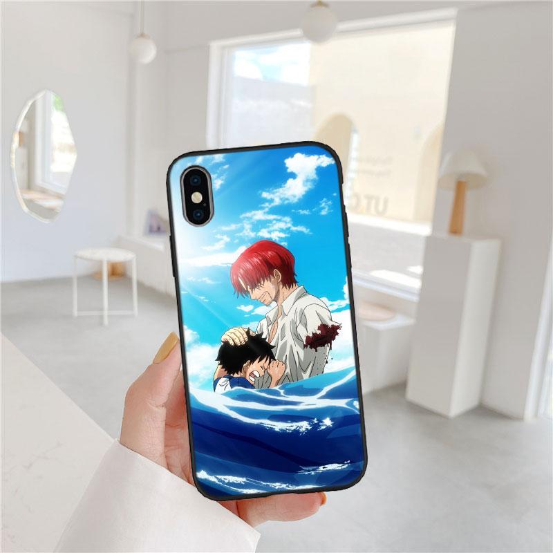 One Piece Cool Soft Shell Phone Case for iPhone 16 15 14 13 12 Pro Max Plus Mini