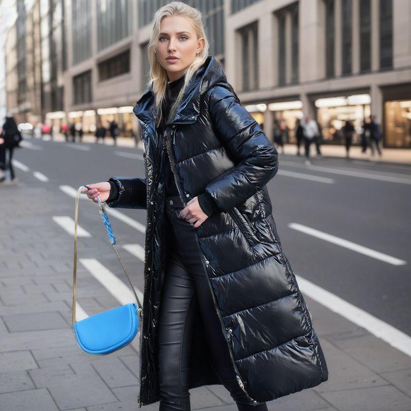 Женское пуховое хлопковое пальто с ярким лицом, свободная стирка, ветрозащитная куртка с капюшоном, осенне-зимняя утолщенная куртка с хлопковой подкладкой