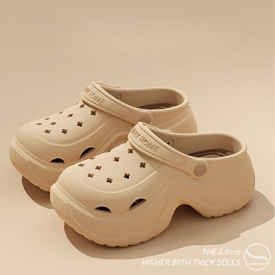 Летние новые дышащие тапочки на толстой подошве