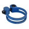 31,8 мм хомут для подседельной трубы из алюминиевого сплава, полый хомут для подседельной трубы для горного шоссейного велосипеда, синий