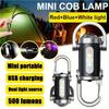 Mini Flashlight Rechargeable LED Keychain Flashlight 3-in-1 Waterproof Keychain Flashlight with Multiple Lighting Modes for Camping Daily Use