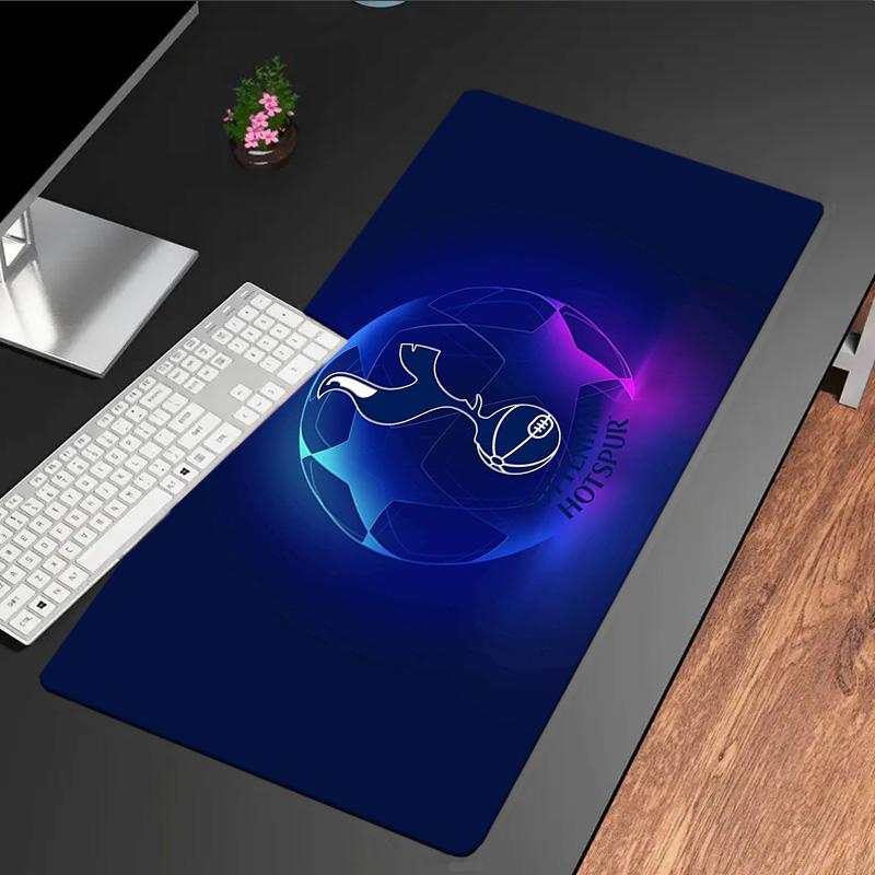 Коврик для мыши с гербом Tottenham Hotspur, резиновая основа, коврик для игрового стола, коврик для мыши для геймеров и офисного использования, игровой стол, легко моющийся коврик
