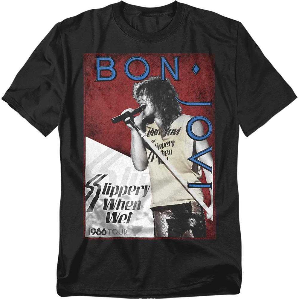 Bon Jovi Unisex Adult 86 Tour T-Shirt