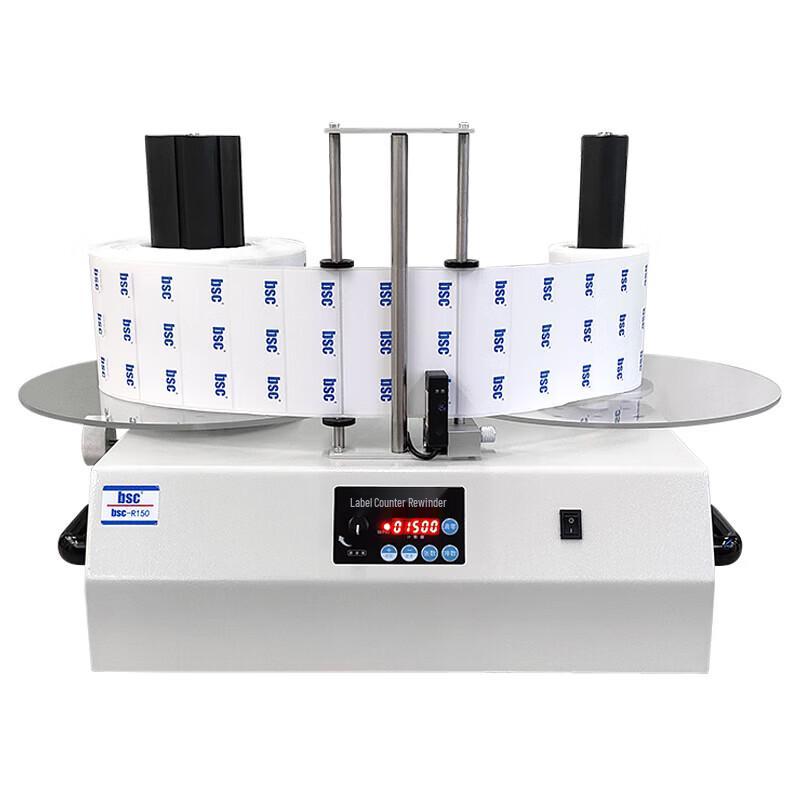 BSC-R150 Automatic Label Counting and Rewinding Machine CN plug (adapter included)