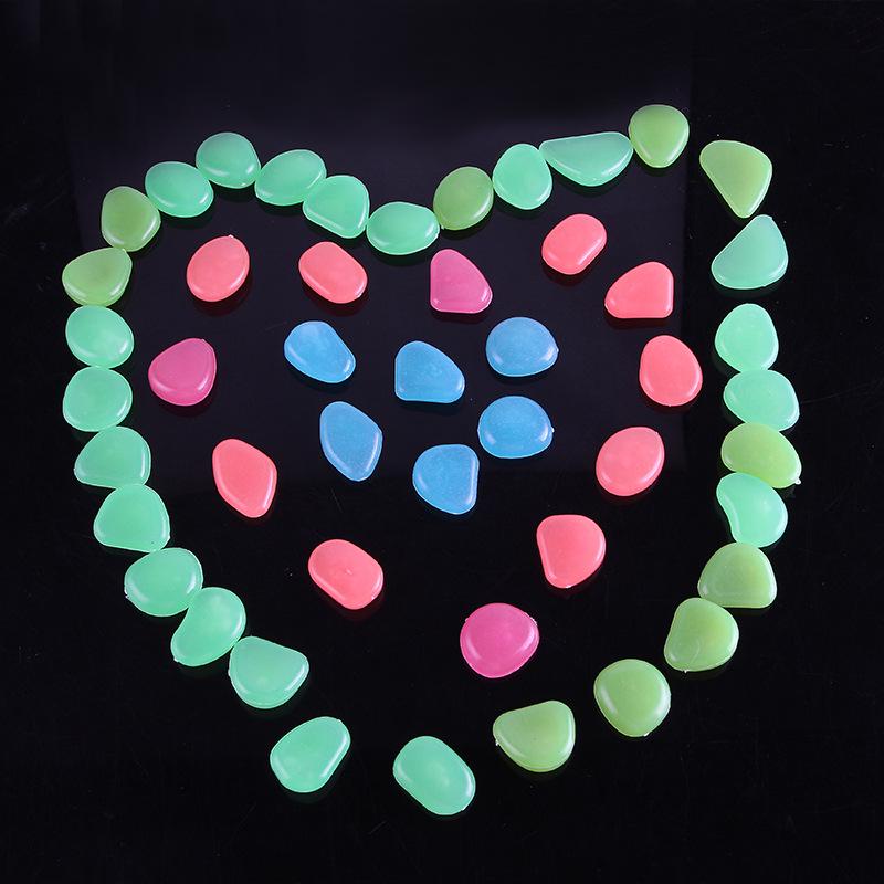 Luminous Garden Fish Tank Pebbles: Fluorescent Artificial Stone