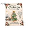 Mini Holiday Cards with Envelopes Christmas Hug Pocket Card, Festive Greeting Card Small Party Favors for Events Envelope, Gift Tag Friends