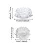 2Pcs Elegant Chinese Glass Lotus Candle Holder Creative Simple Candles Stand  Home Decor