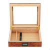 Wood Cigar Humidor Portable with Hygrometer Box for Women/Men Gifts