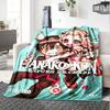 Afterschool Hanakokun Manga Cover Flannel Blanket Super Soft Warm Cozy Blanket for Sofa Bed Office Travel All‑Season Home Decor Gift