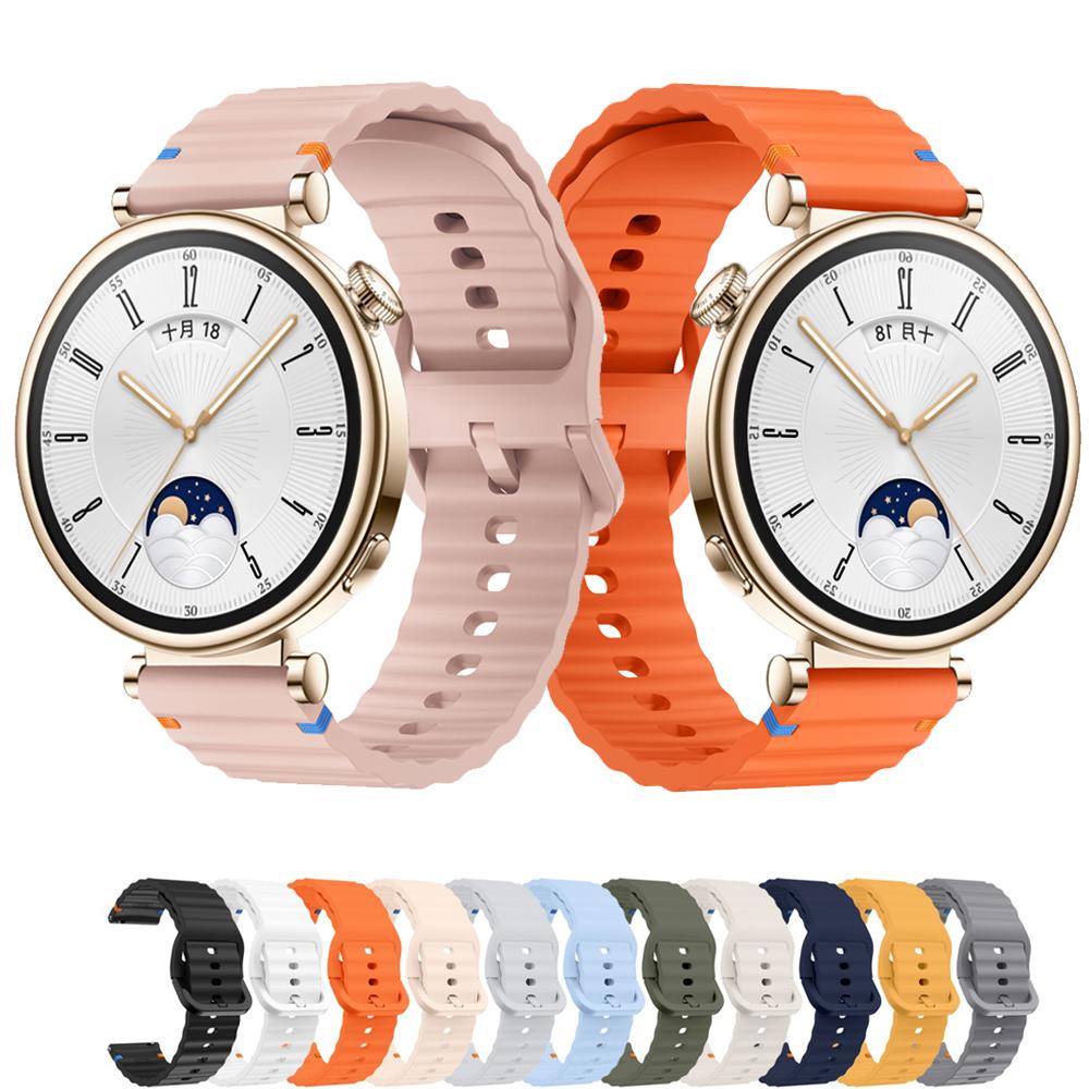 18 мм/22 мм ремешки для часов Huawei Watch GT 6 5 41 мм 46 мм Спортивный силиконовый браслет ремешок HUAWEI Watch 4/GT 5 Pro/3 Pro 46 мм
