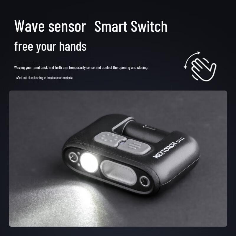 Nextorch UT31 Rechargeable Red/Blue Signal Shoulder Light