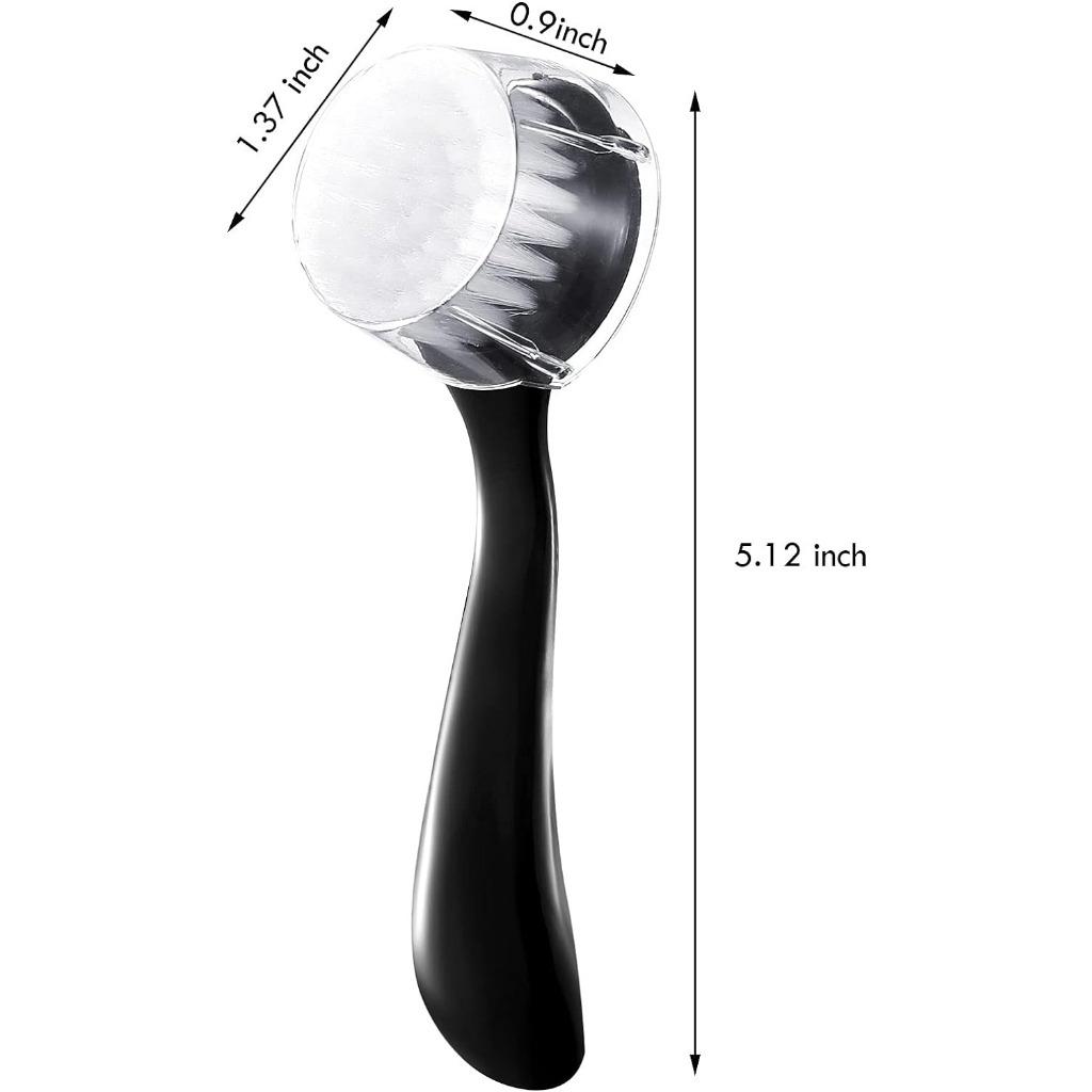 1 х Очищающая щетка Отшелушивающая очищающая щетка с мягкой щетиной Абразивная отшелушивающая очищающая щетка для ухода за лицом Макияж Уход за кожей Средство для снятия макияжа