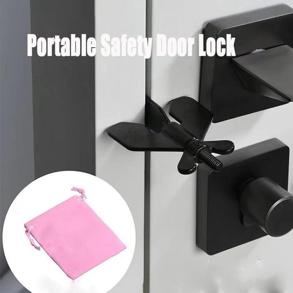 Дверной замок Bloame, переносной дверной замок Bloame, дверной замок Guardkit, комплект для дверного замка Anterlock Guard Kit для путешествий, переносной дверной замок для путешествий, дверь отеля