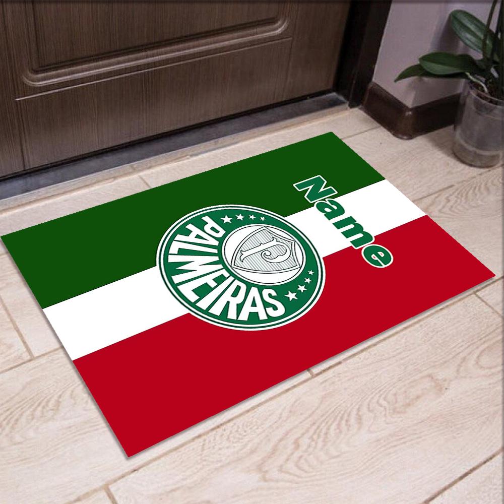 Custom Name Palmeiras Printed Carpet,Rug for Office Chair Living Room Bedroom Kitchen Room Decor Gifts.