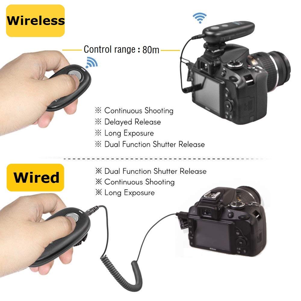 Беспроводной пульт дистанционного управления PHOLSY для Nikon D500 Z8, Z9, Z5, Z7, Z7-II, Z6, Z6-II, D750, D780, D7500, D7200, D5600, D5500, P7700,