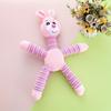 Игрушка для собаки-кролика, забавная жевательная игрушка для собаки, портативные товары для питомцев, мягкий инструмент для чистки зубов щенка для домашних животных