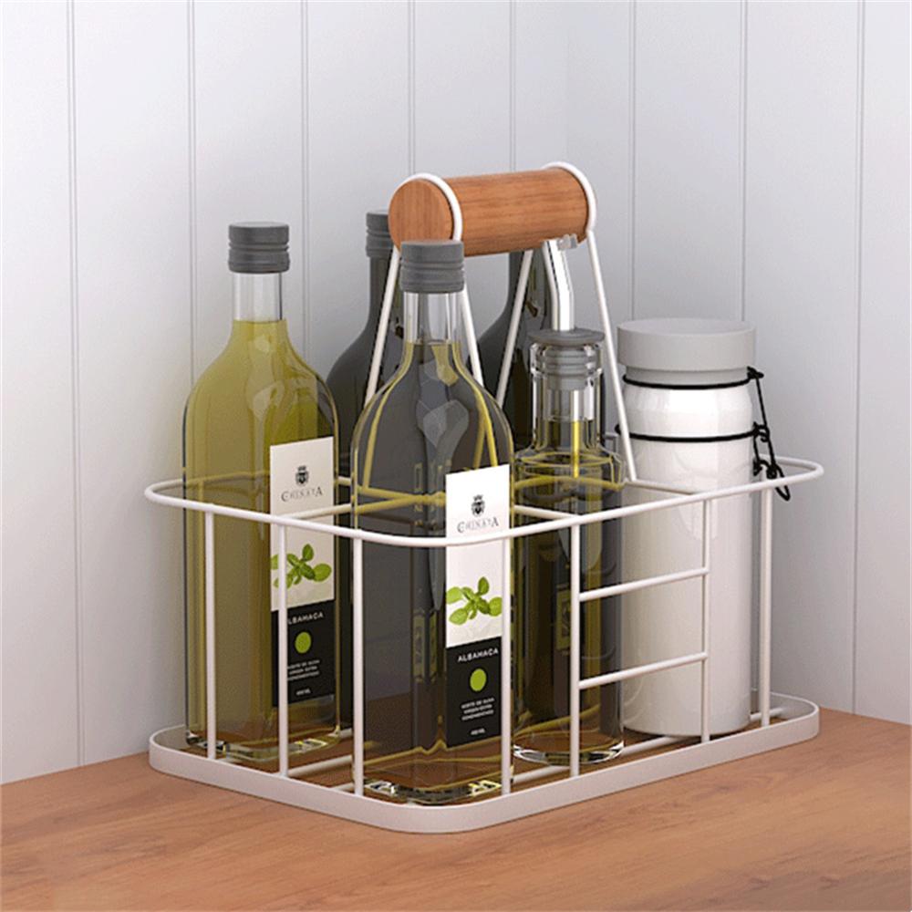 Metal Wire Basket Holds 6 Bottles, Drinks Bottle Carrier with Handle for Beer Soda, Beverage Carrier for Outdoor Family Party