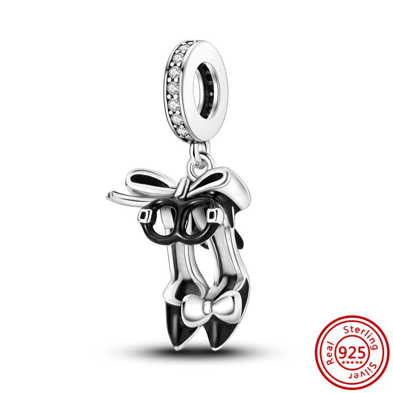 925 Silver Charms Bead Elephant Dolphin Shell Charm Bead Pendant Fits Bracelet Womens Jewelry Gifts