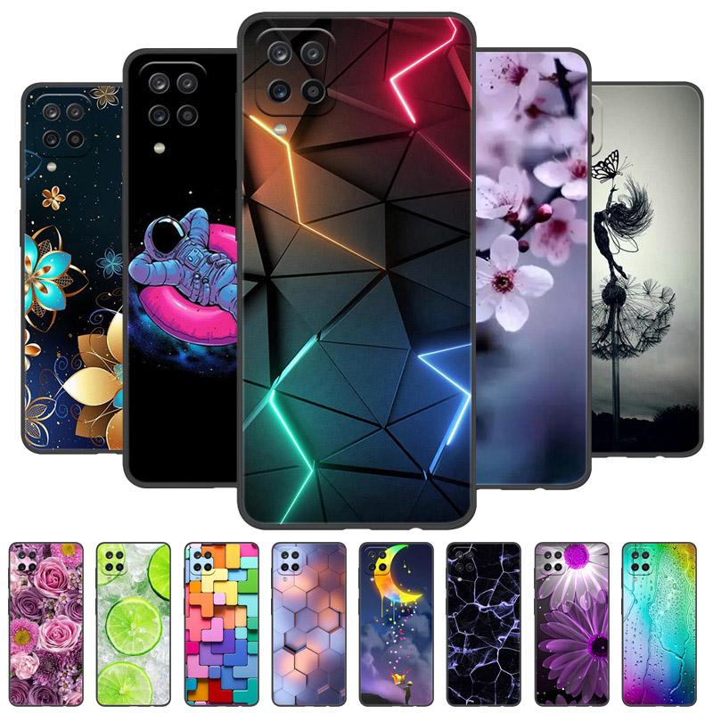 Для Samsung Galaxy A12 Чехол Силиконовый Роскошный Кот Мраморный Мягкий Бампер Чехол для Samsung Galaxy M12 A12 Защитные Чехлы A M 12