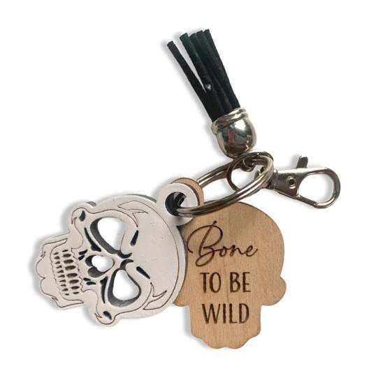 Halloween Keychain Ghost Pumpkin Charm Keychain Bat Skull Keychain Backpack Handbag Charm Boo Basket Stuffer Spooky Gift for Him Her