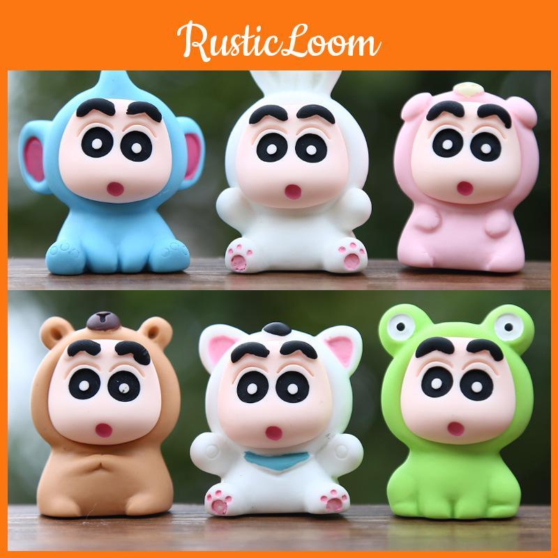 Anime Crayon Shin Chan Action Figure Model Cartoon Doll Decorations Desktop
