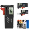 Digital Battery Tester, Universal Battery Tester, Battery Tester, for AA, AAA, C, D, PP3, 9 V, 1.5 V, Button Cells - Func