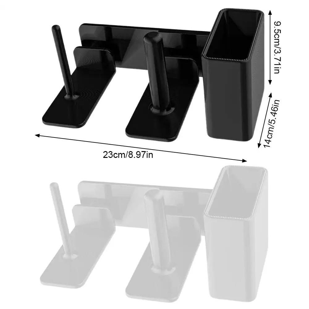 with Straw Slot Cup Organizer Rack 3-in-1 Cup Storage Holder Disposable Cup Dispense  Coffee Lovers