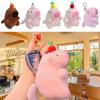 Cute Wagging Tail Capybara Doll Plush Cartoon Capybara Doll Fluffty Animal Doll  Birthday Gift