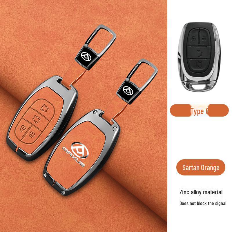 Чехол для женского ключа SAIC Maxus D90 для автомобиля Maxus G50 2019, высококачественный металлический корпус с пряжкой.
