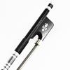 Смычок для виолончели Vingobow Full Size Advanced Carbon fiber Bow с черным и белым волосом, уникальный дизайн, 4/4